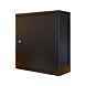 Armario de pared 3U con puerta metálica de 185 mm de profundidad.