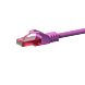 Cable de conexión UTP CAT6 de 5 m, color rosa - 100% cobre