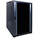 Armario para servidores de 18U con puerta de cristal de 600x800x1000 mm (ancho x profundidad x alto)