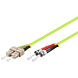 Cable de fibra óptica SC-ST OM5 (optimizado para láser) de 15 m