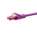 Cable de conexión UTP CAT6 de 1 m, color rosa - 100% cobre