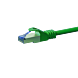 Cable de conexión CAT6a S/FTP (PIMF) de 1 m, color verde