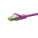 Cable de conexión Cat7 S/FTP (PIMF) de 3 m, color rosa