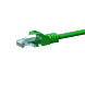 Cable de conexión UTP CAT5e de 1 m, color verde - CCA