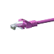 Cable de conexión UTP CAT6 de 1 m, color rosa - CCA