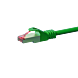Cable de conexión CAT6 S/FTP (PIMF) de 0,50 m, color verde 