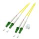 Cable de fibra óptica dúplex OS2 LC/APC-LC/APC de 2 m