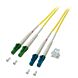 Cable de fibra óptica dúplex OS2 LC/APC-LC de 20 m