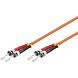 Cable de fibra óptica ST-ST OM2 de 20 m