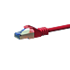 Cable de conexión CAT6a S/FTP (PIMF) de 2 m, color rojo