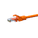 Cable de conexión UTP CAT5e de 5 m, color naranja - CCA