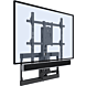 Eaglemounts - EM-MF800 - Soporte de pared vertical ajustable para pantallas planas de TV/monitor de 55'' a 85''. Capacidad máxima: 60 kg (alta resistencia).