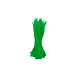 Bridas para cables de 280 mm, color verde - 100 unidades