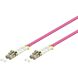 Cable de fibra óptica LC-LC OM4 de 1 m