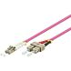 Cable de fibra óptica LC-SC OM4 de 3 m