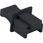 Tapones para puertos RJ45, juego de 10 unidades, color negro.
