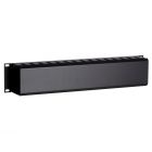 Canaleta para cables de 19 pulgadas con placa de cubierta 2U