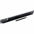 Panel de entrada de cables cepillado de 19 pulgadas - 1U