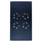 Paquete de ventiladores con 4 ventiladores y termostato, apto para armarios de servidores de 1000 mm de profundidad.