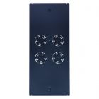 Paquete de ventiladores con 4 ventiladores y termostato, apto para armarios de servidores de 1200 mm de profundidad.