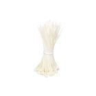 Bridas para cables de 100 mm, color natural - 100 unidades