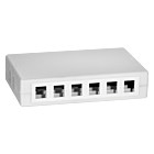 Caja de medios Keystone de 12 puertos