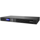Sistema de alimentación ininterrumpida (UPS) PowerWalker de onda sinusoidal pura interactiva en línea de 500 VA, modelo R1U.