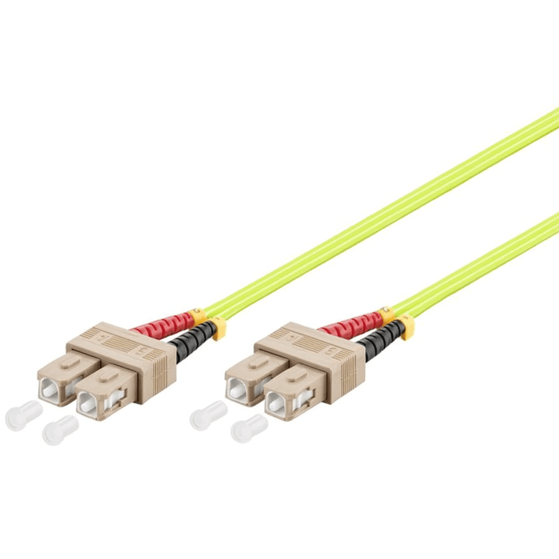 Cable de fibra óptica SC-SC OM5 (optimizado para láser) de 7,5 m