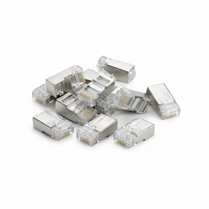Conector DANICOM SFTP CAT6a RJ45 - para núcleo flexible - 10 unidades