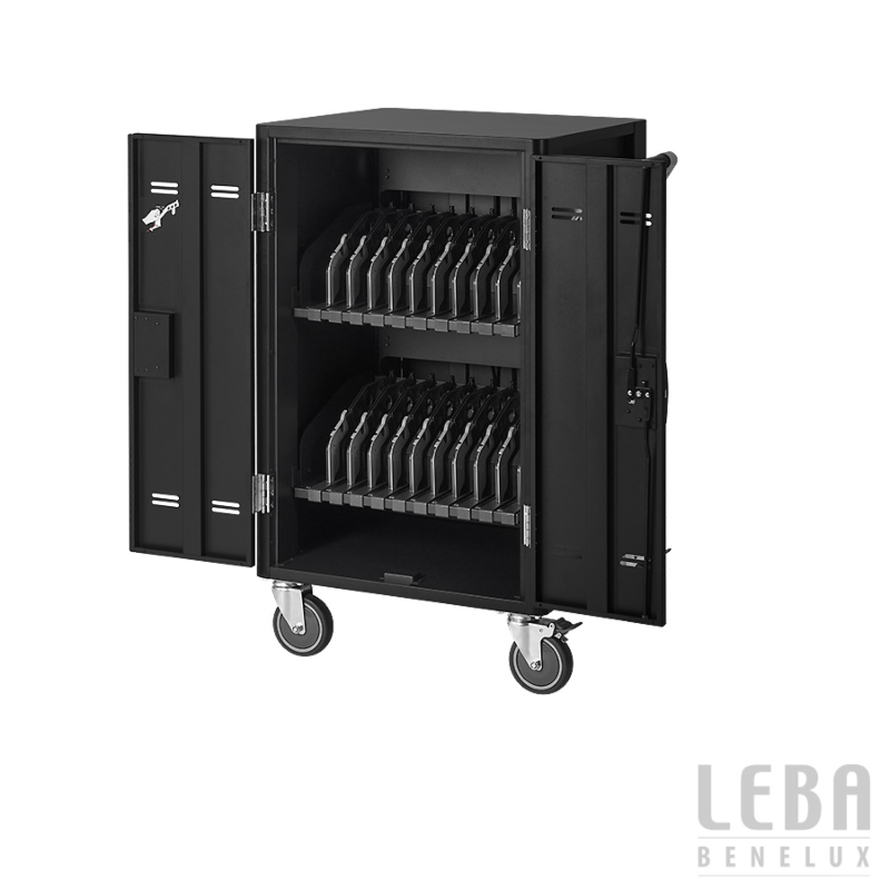 Carro para portátiles Leba Futura 20 - Capacidad para 20 dispositivos