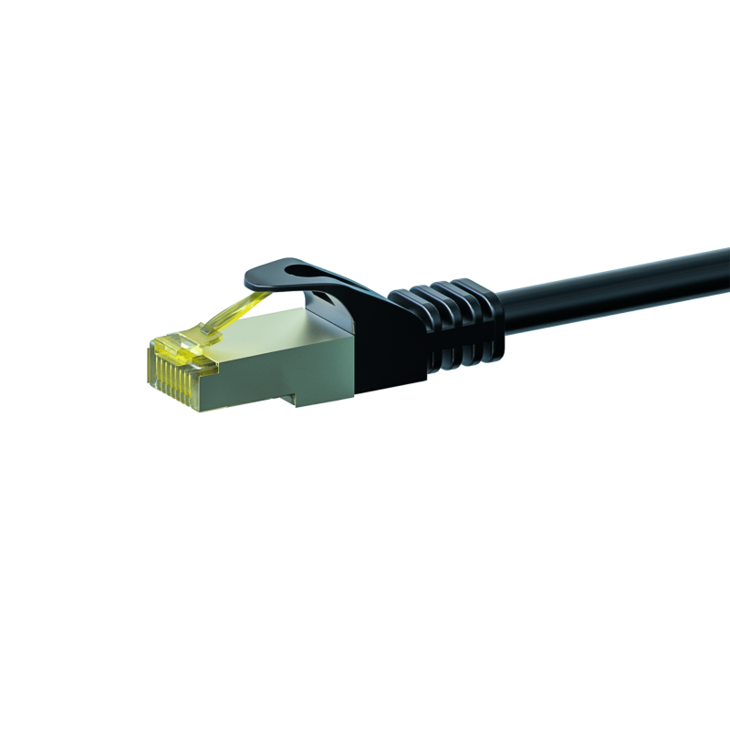Cable de conexión Cat7 S/FTP (PIMF) de 2 m, color negro