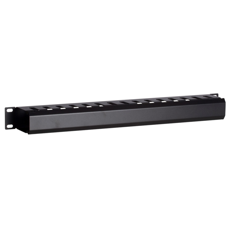 Canaleta para cables de 19 pulgadas con placa de cubierta 1U