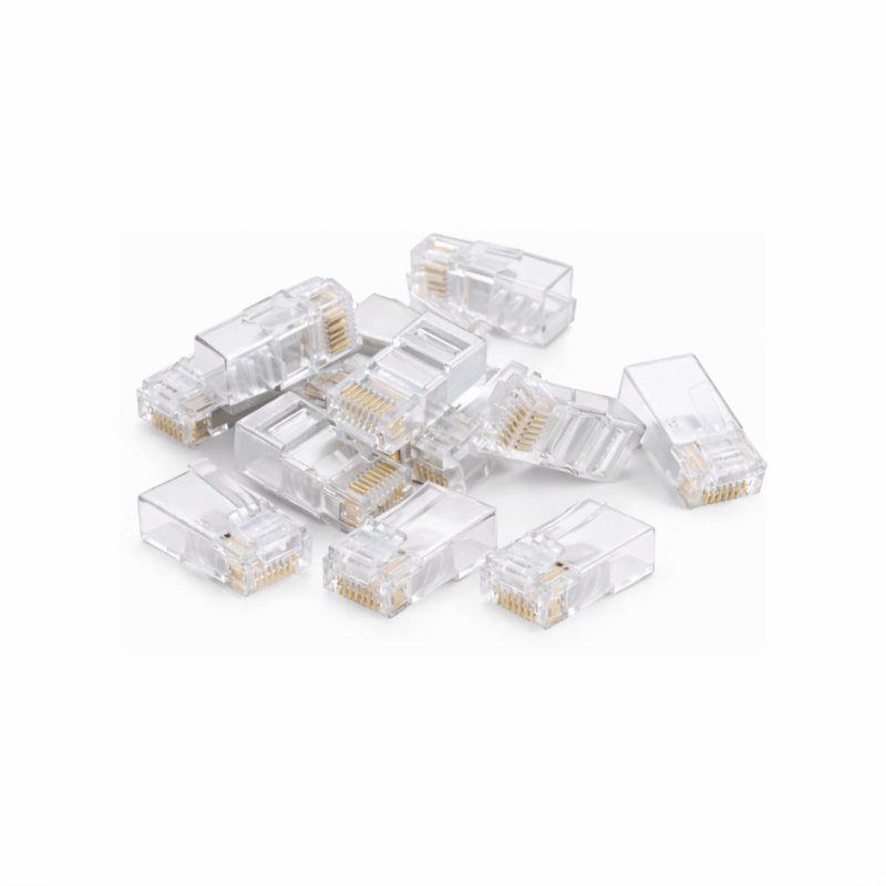 Conector DANICOM UTP CAT6 RJ45 - para núcleo flexible - 10 unidades