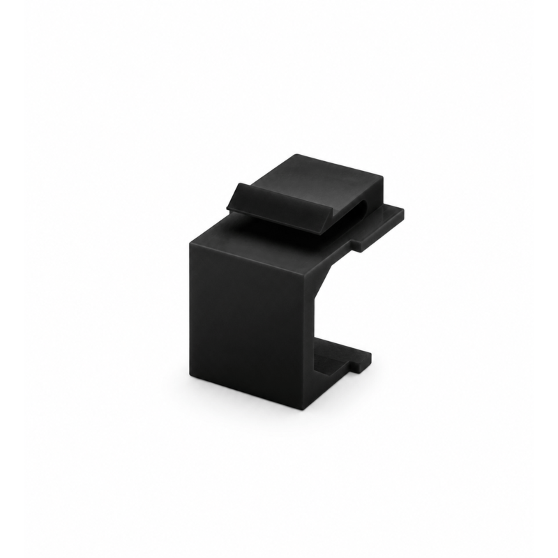 Tapa ciega Keystone, juego de 4, color negro.