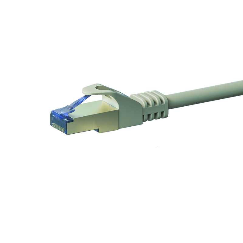 Cable de conexión CAT6a S/FTP (PIMF) de 0,50 m, color gris