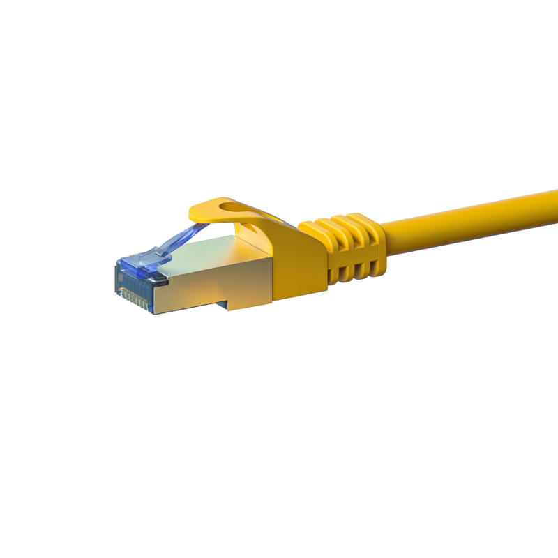 Cable de conexión CAT6a S/FTP (PIMF) de 0,50 m, color amarillo