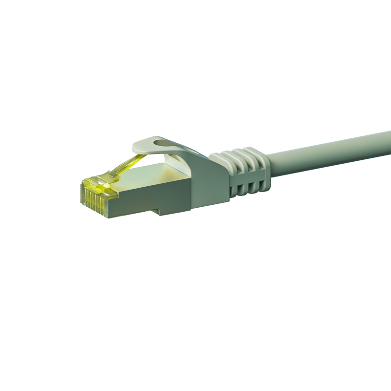 Cable de conexión Cat7 S/FTP (PIMF) de 3 m, color gris.