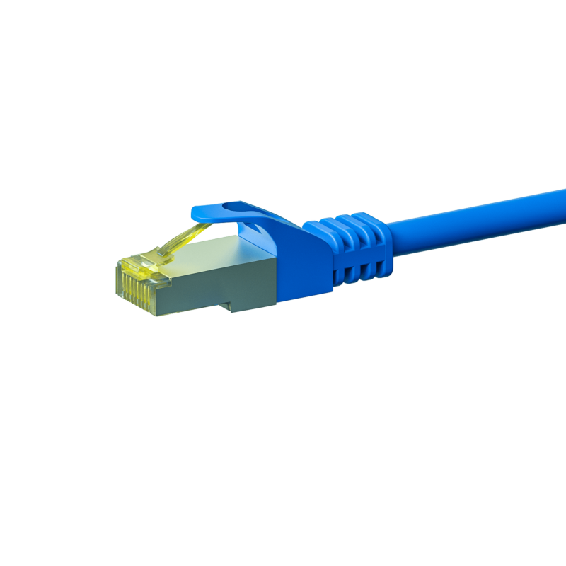Cable de conexión Cat7 S/FTP (PIMF) de 0,50 m, color azul