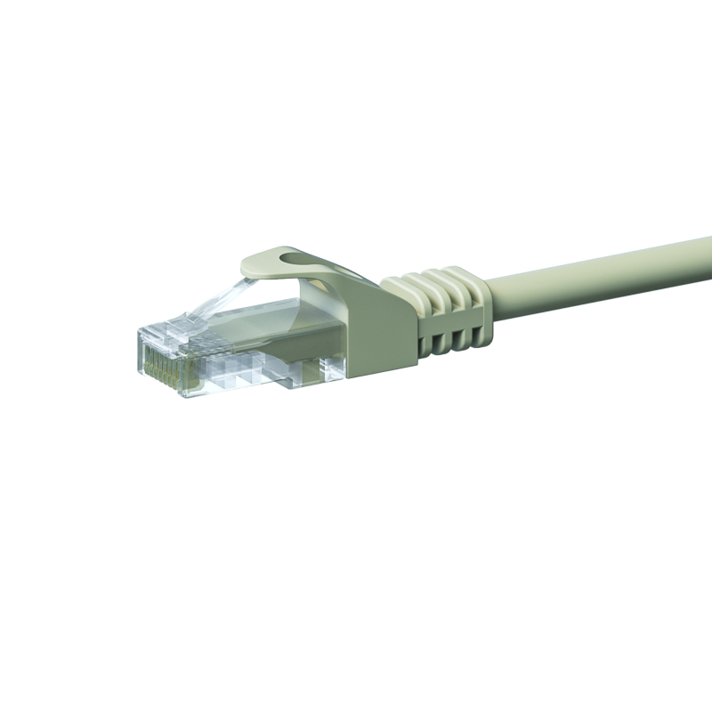 Cable de conexión UTP CAT5e de 15 m, gris - CCA