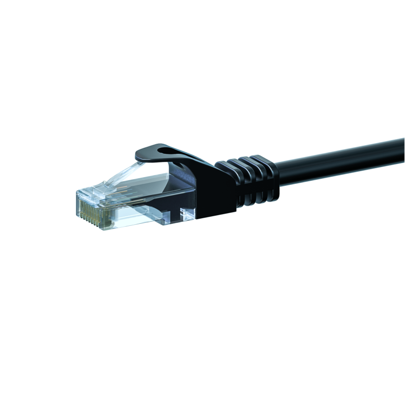 Cable de conexión UTP CAT6 de 10 m, color negro - CCA