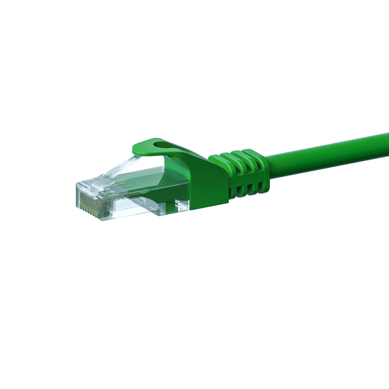 Cable de conexión UTP CAT6 de 3 m, color verde - CCA