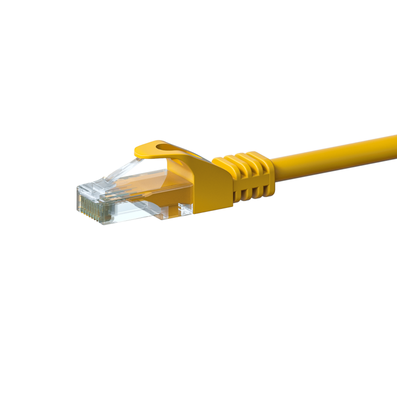 Cable de conexión UTP CAT6 de 20 m, color amarillo - CCA