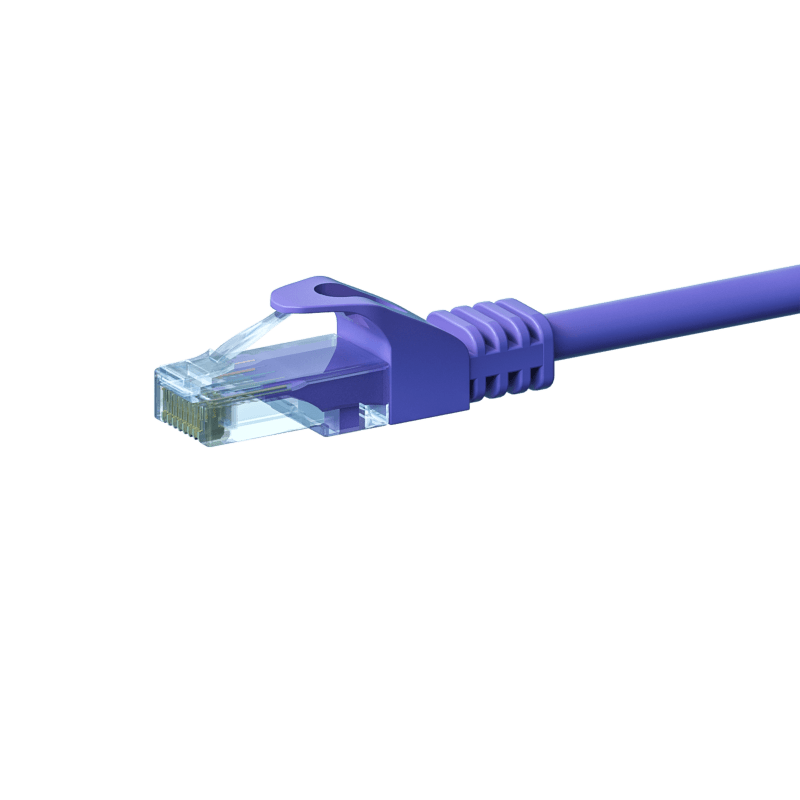Cable de conexión UTP CAT6 de 3 m, color morado - CCA