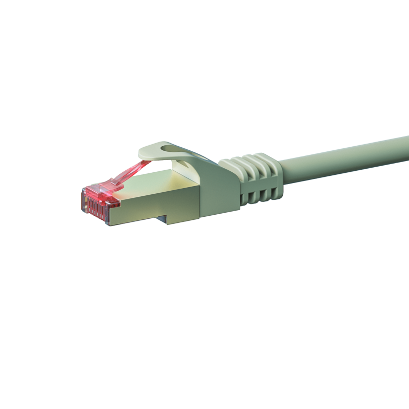 Cable de conexión CAT6 S/FTP (PIMF) de 7,50 m, color gris 
