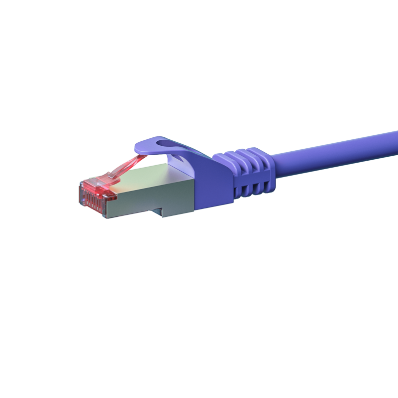 Cable de conexión CAT6 S/FTP (PIMF) de 30 m, color morado