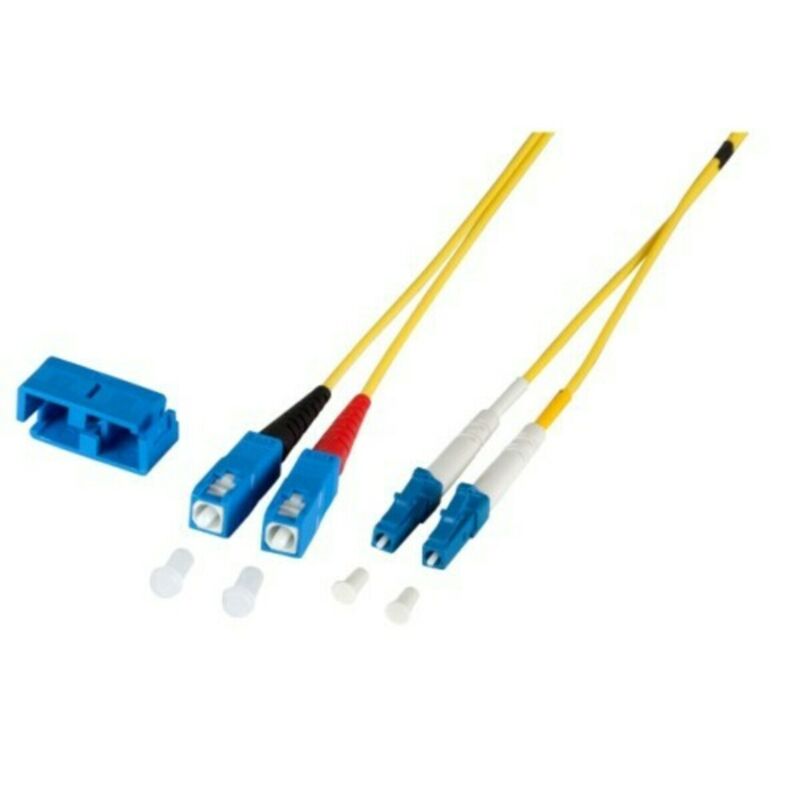 Cable de fibra óptica dúplex OS2 LC-SC de 5 m