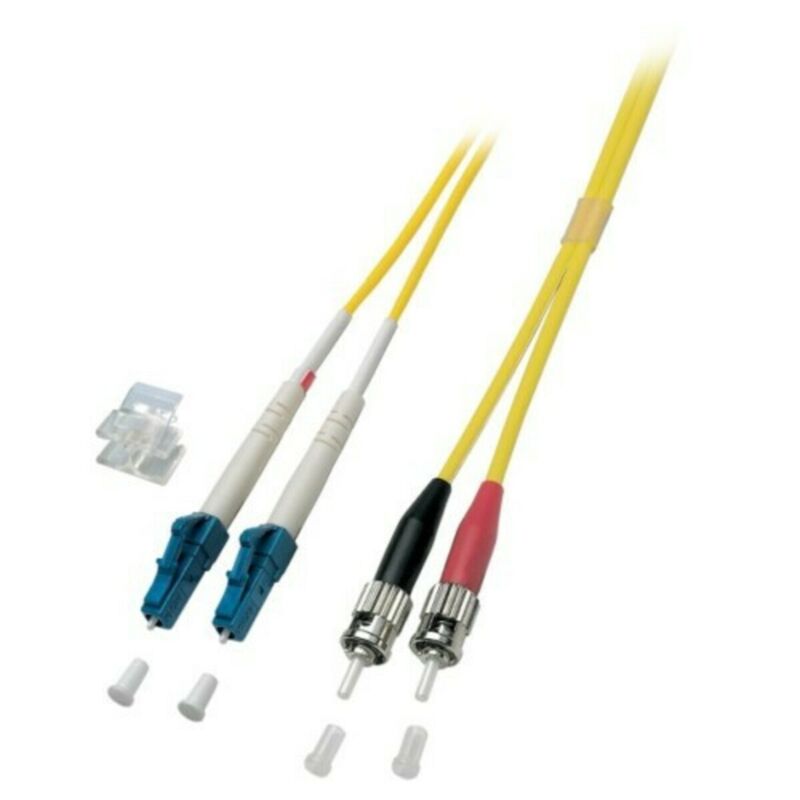 Cable de fibra óptica dúplex OS2 LC-ST de 5 m