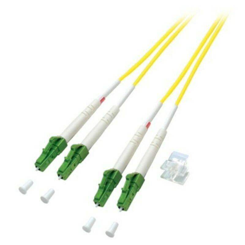 Cable de fibra óptica dúplex OS2 LC/APC-LC/APC de 2 m