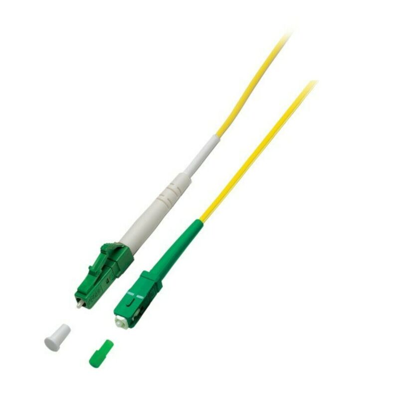 Cable de fibra óptica simplex OS2 LC/APC-SC/APC de 15 m