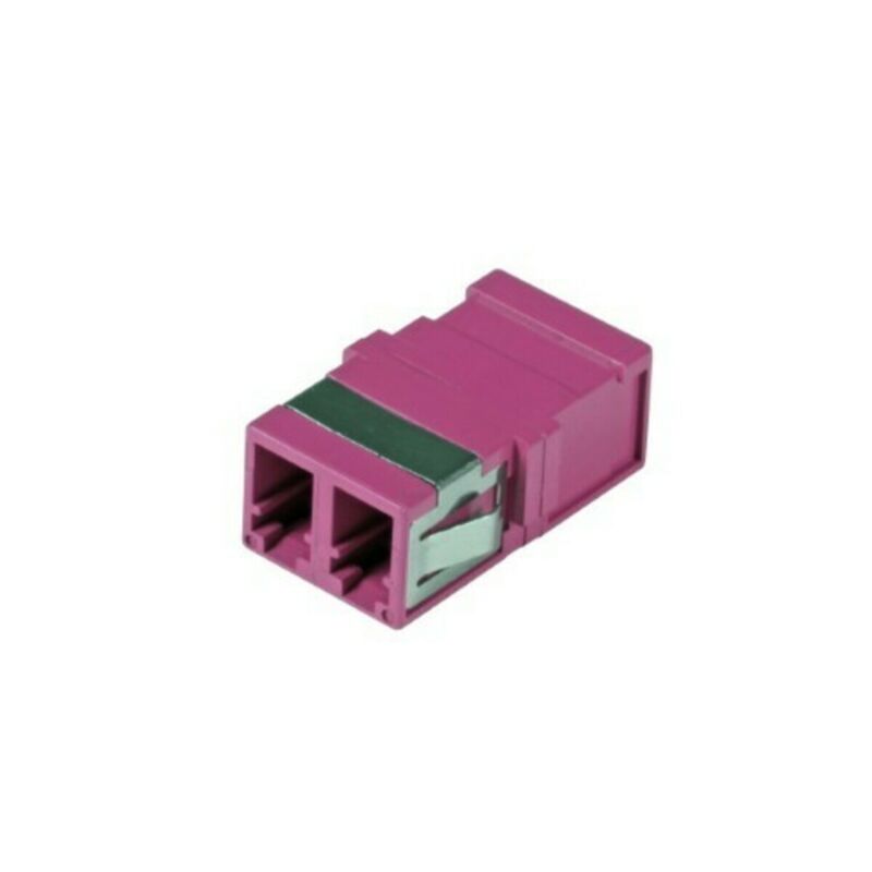 Acoplamiento multimodo tipo Keystone dúplex LC-LC morado
